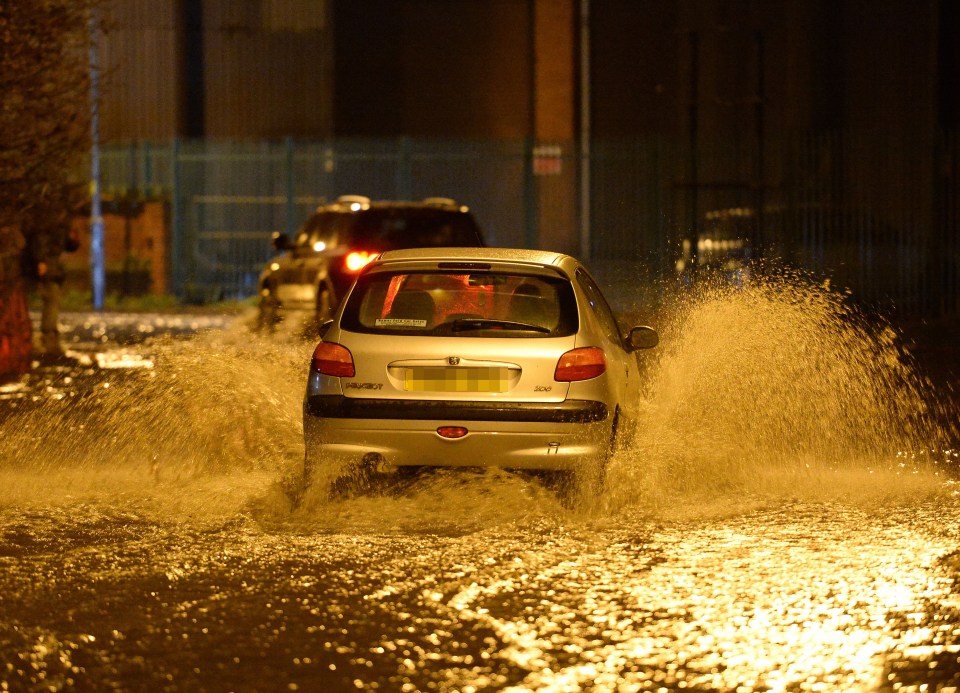 Aston-under-Lyne neighbouring districts suffered flooding after Storm Angus dumped weeks worth of rain in one day