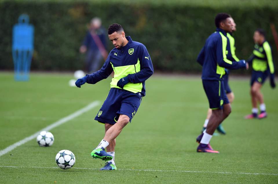 Arsenal's French midfielder Francis Coqu