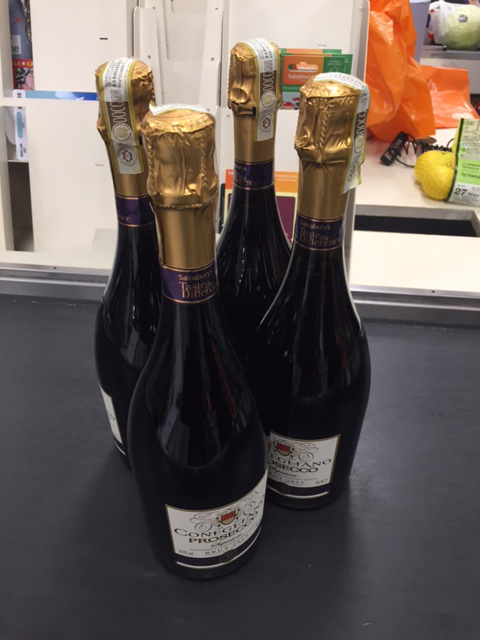 A member of The Sun team bagged five bottles of Prosecco with their £40 voucher