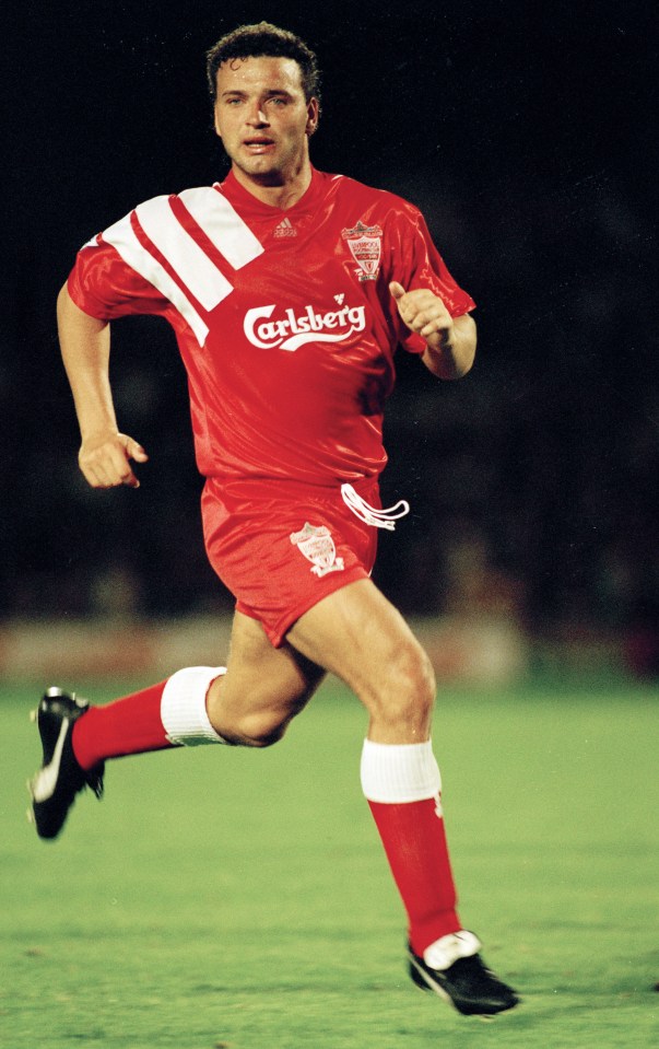  Paul Stewart pictured playing for Liverpool in 1992 - he has spoken out over abuse he says he suffered