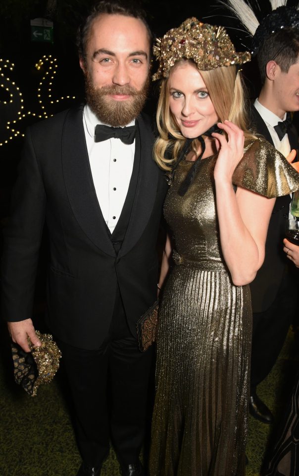 James Middleton and Donna Air looked loved-up as they attended the Animal Ball