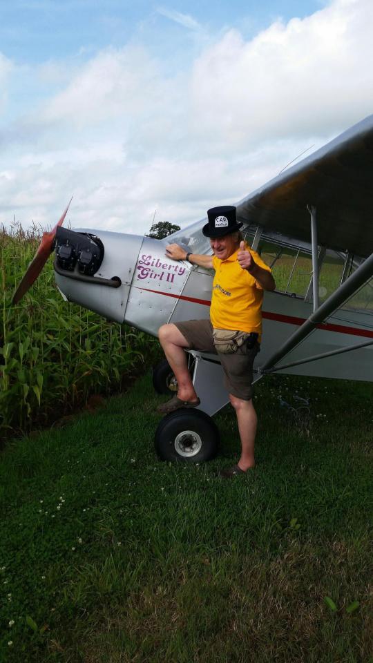 Kirk was flying in a 1943 Piper Cub airplane when he vanished