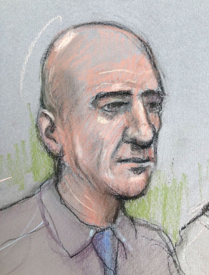 Court sketch of Stephen Port, who has been convicted of three murders