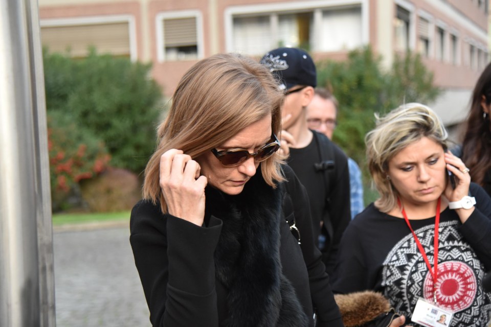  Embla's mother Ilona Kapp was also seen leaving the embassy