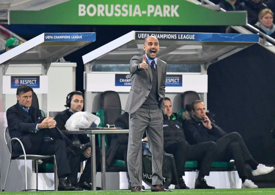 Pep Guardiola insists he is happy after scraping a 1-1 group draw at Borussia Monchengladbach