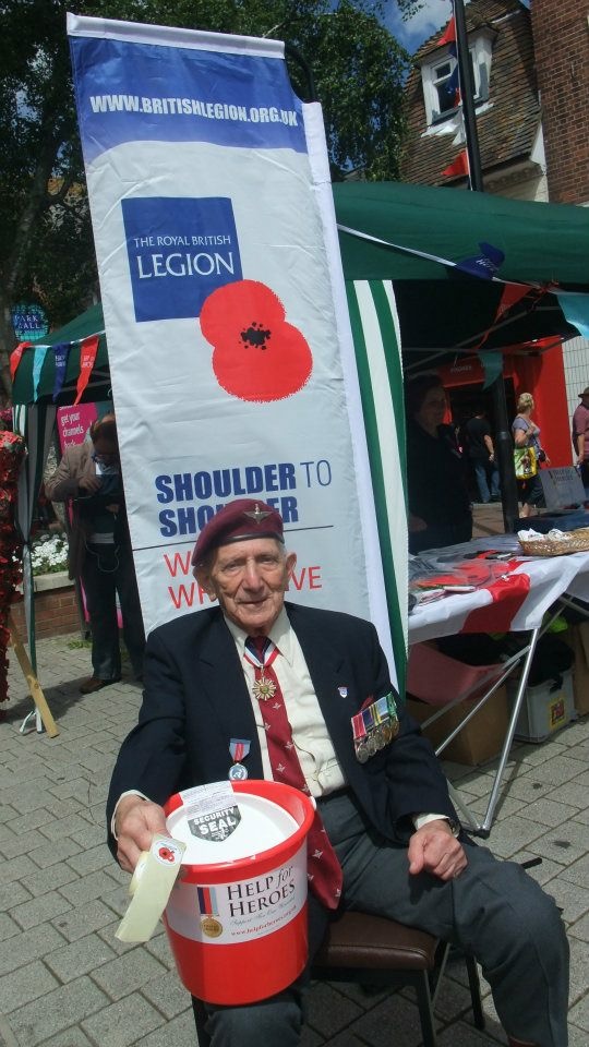 He has spent the past 60 years since the war fundraising for Help for Heroes and the Royal British Legion