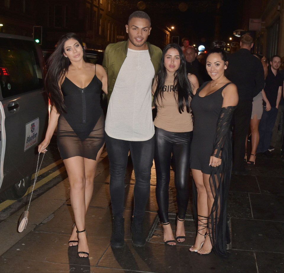  Chloe enjoyed a night out with Nathan, Sophie and Marnie