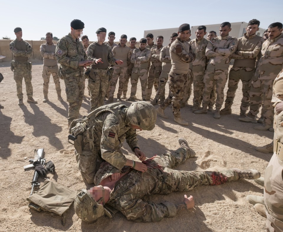  Hands-on lesson shows the perils of combat and how to treat a wounded soldier