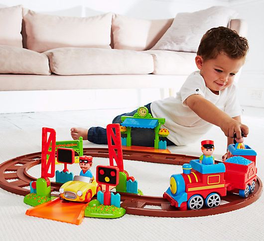 All aboard! Nab this children's train set for £25