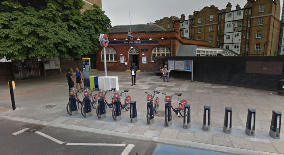  A boy of ten was badly injured by a hit-and-run driver outside Bow Road Tube station this morning