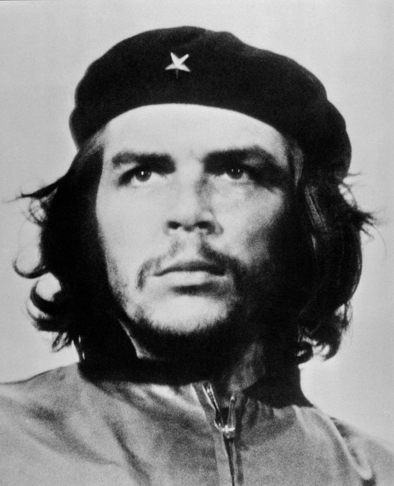 This is one of the most well-known portraits of guerrilla leader Che Guevara