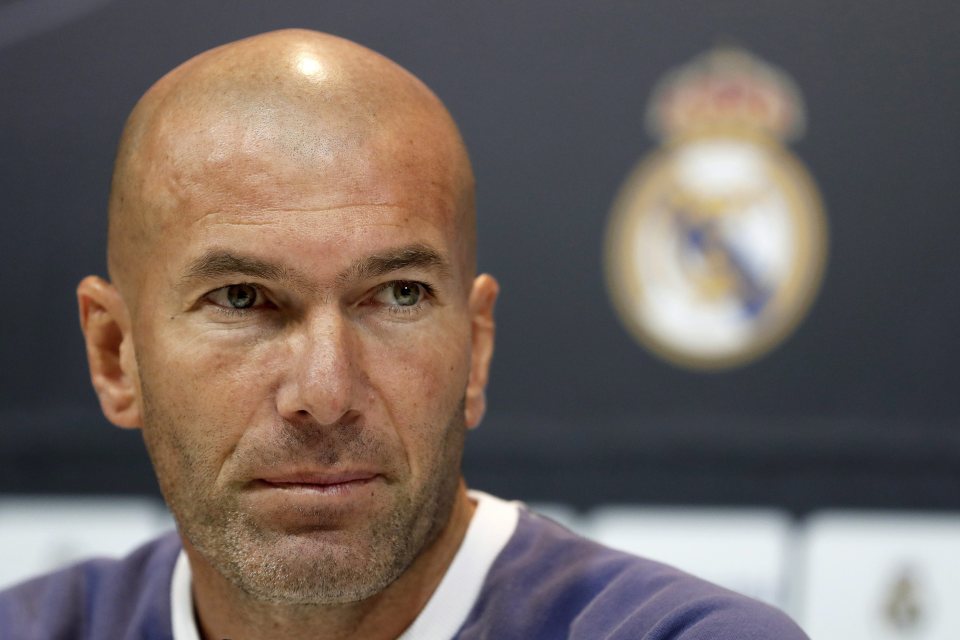  The Colombian has been frustrated with boss Zinedine Zidane's refusal to play him regularly