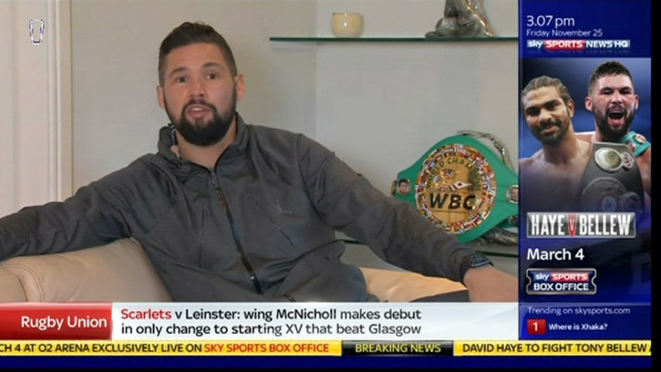  Tony Bellew says Haye has been conning fans with walkover fights