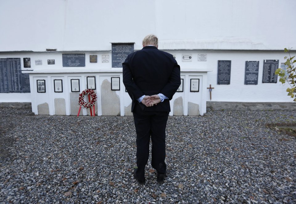 The Foreign Secretary paid his respects after laying a wreath at the British cemetery in Kabul