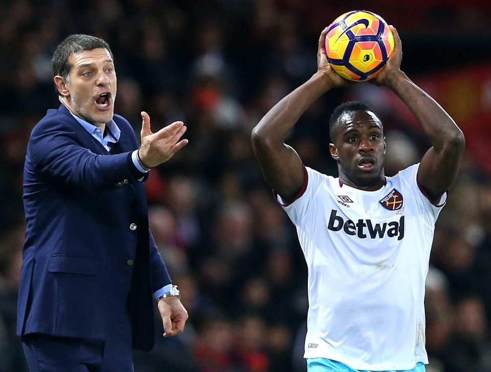 Slaven Bilic will hope Michail Antonio can continue his fine season