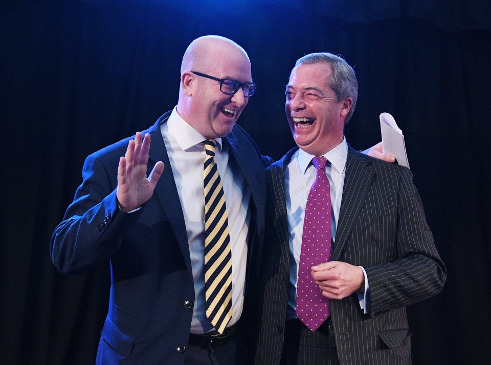 Paul nuttall and Nigel Farage