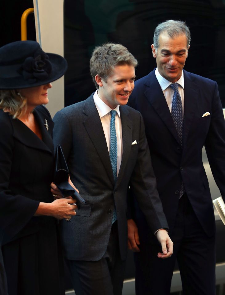  The 7th Duke of Westminster, Hugh Grosvenor, arriving for a memorial service to celebrate the life of his father, the sixth Duke of Westminster at Chester Cathedral