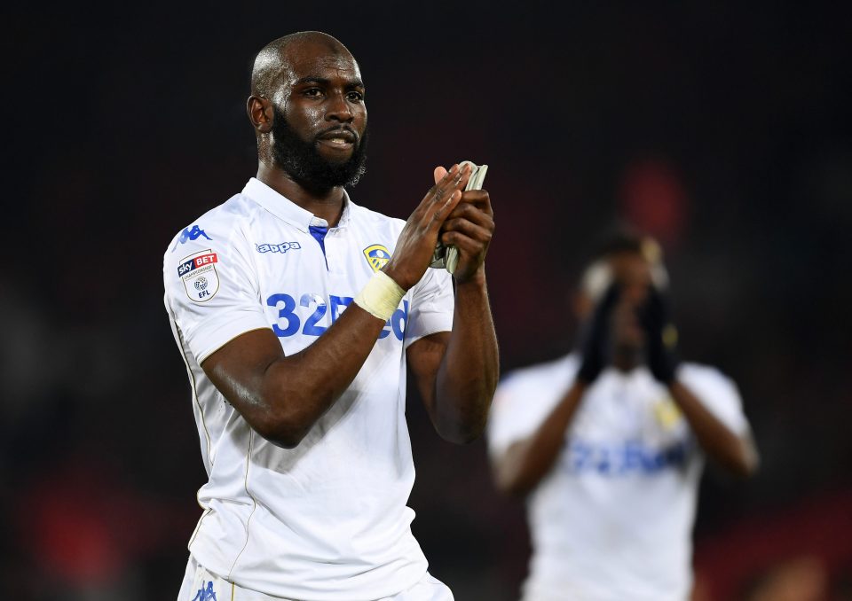 Souleymane Doukara and his teammates applauded Leeds' travelling fans