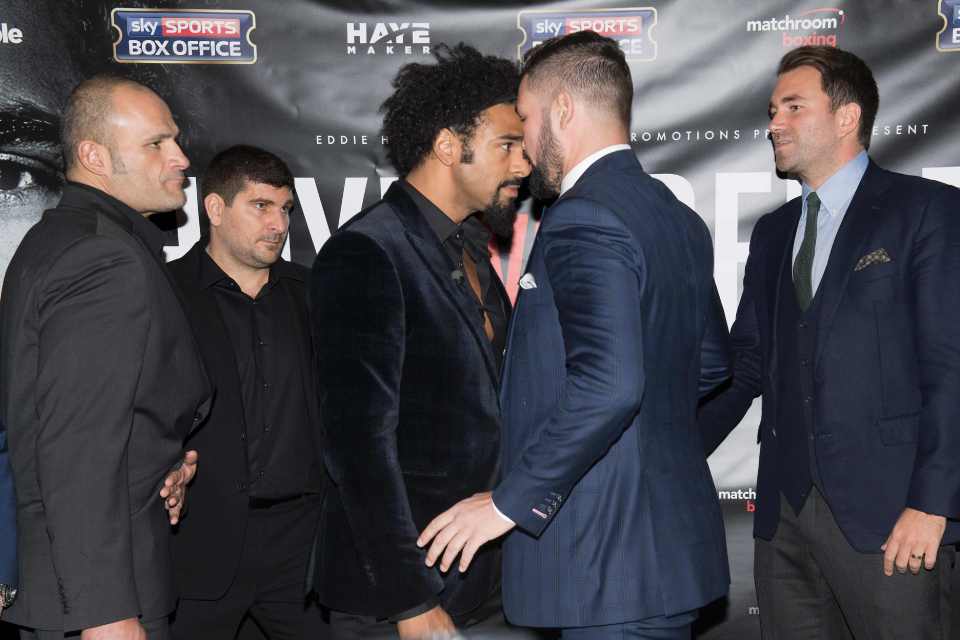 David Haye and Tony Bellew went to war