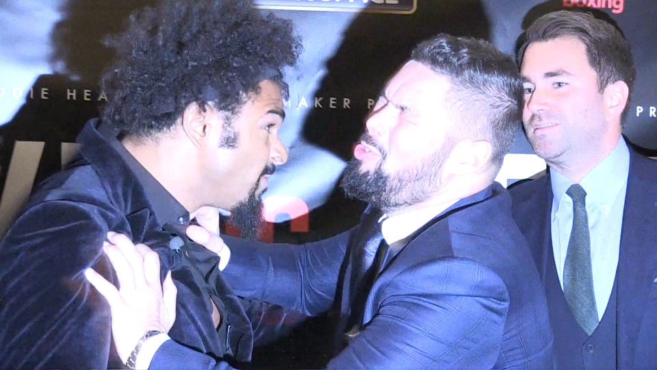 David Haye and Tony Bellew went to war