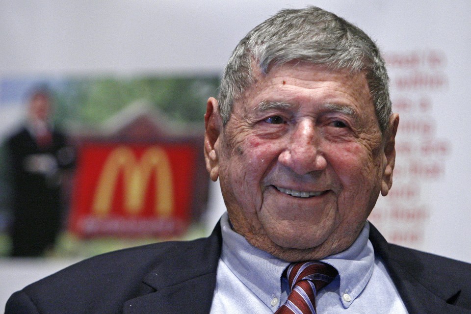  McDonald's Big Mac creator Jim Delligatti sadlt died last week aged 98