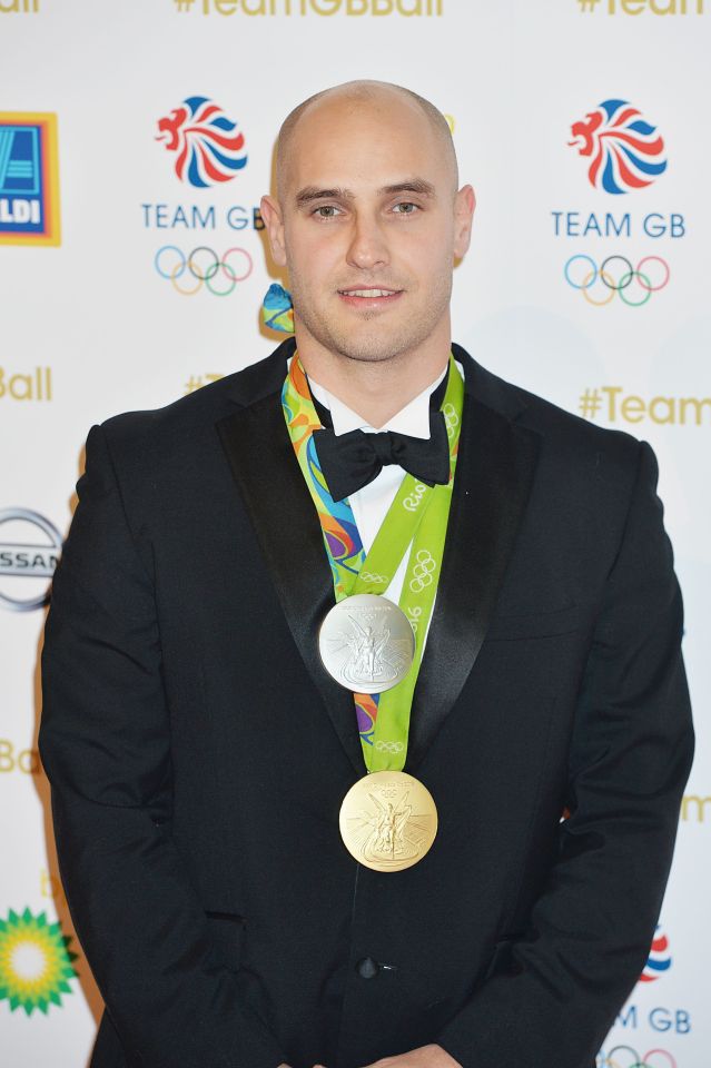 Liam Heath wore his medals