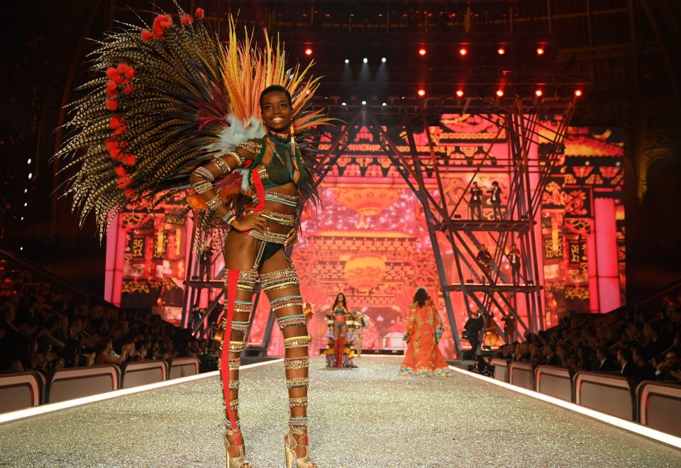  The Victorias Secret models were able to have a lot of fun in their colourful ensembles