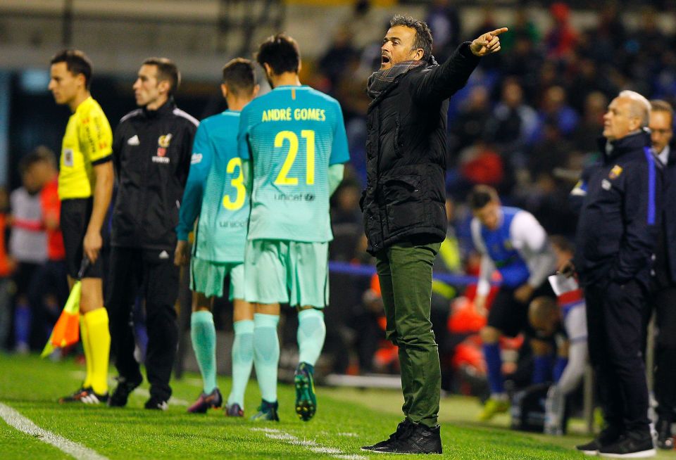 Luis Enrique made 11 changes ahead of El Clasico