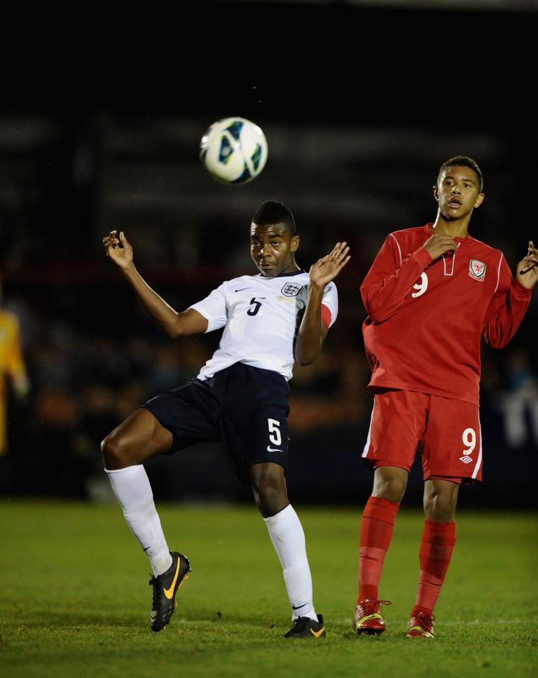 Manchester United's Ro-Shaun Williams was sent off during the defeat against Wales