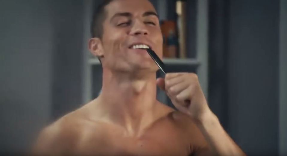  Ronaldo sings some Christmas songs to himself in the bathroom as he stars in his own Home Alone film