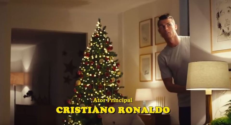  Ronaldo is excited about Christmas - but then realises he has been left home alone