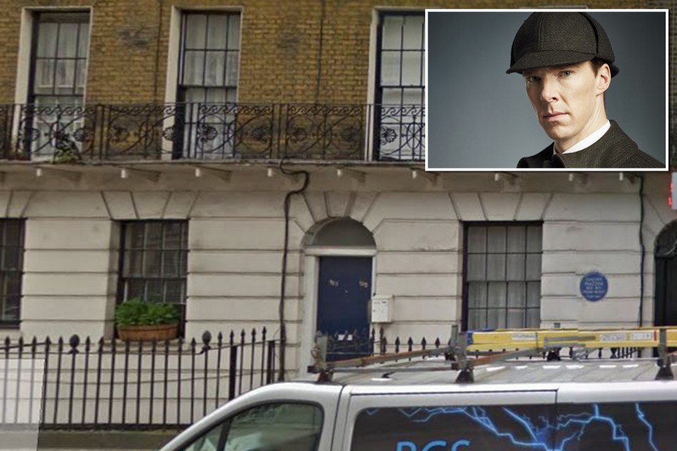 Sleuth around . . . Sherlock's 221b Bake Street property could cost £1.7million