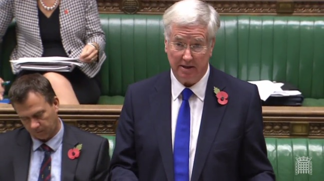  Sir Michael Fallon said the decision by the USA is an endorsement of the skills and capabilities the UK offers