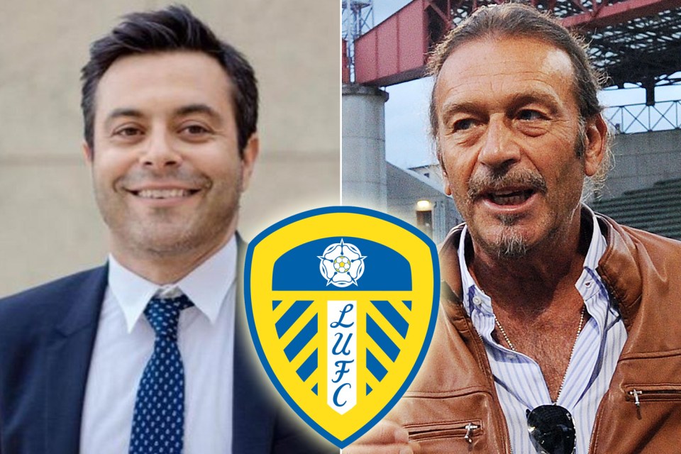 Andrea Radrizzani (l) has bought 50 per cent of the club from Massimo Cellino, with the rest to go in the summer 