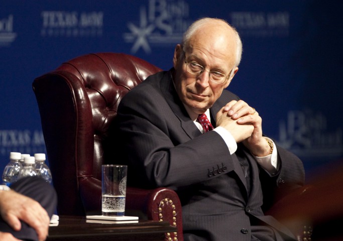 COLLEGE STATION, TX - JANUARY 20: Former Defense Secretary and 46th Vice President Dick Cheney attends an event honoring the 20th anniversary of the Persian Gulf War on January 20, 2011 in College Station Texas. The Gulf War was waged against Iraq from August 1990 to February 1991 during President George H. W. Bush's administration. (Photo by Ben Sklar/Getty Images)