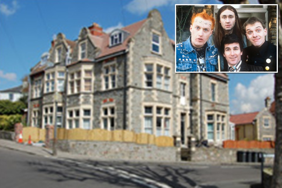 The Young Ones . . . student house in Bristol would now be worth £650k