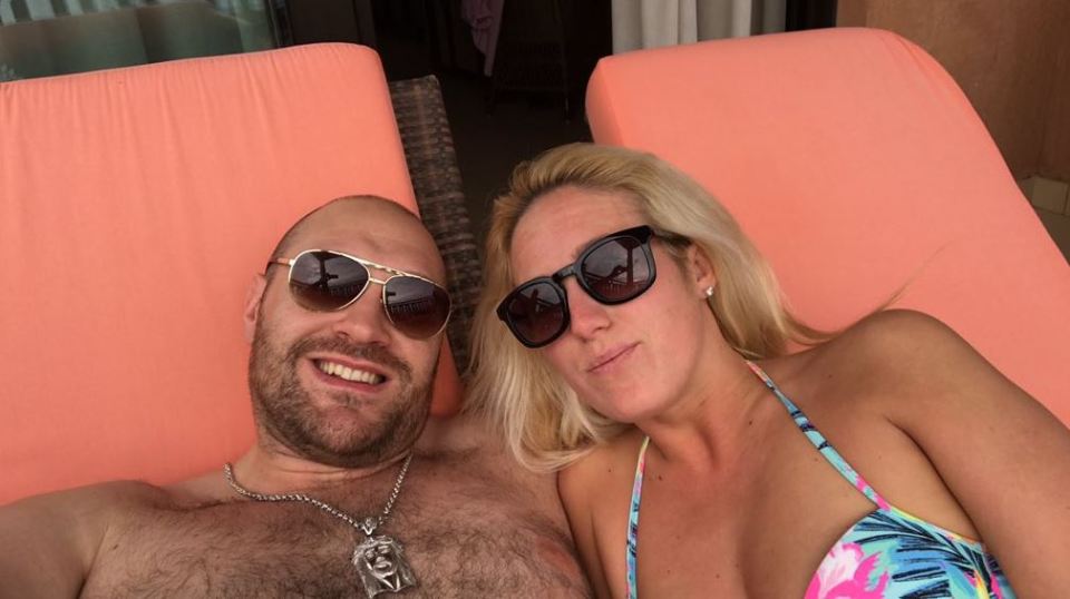 Tyson Fury has been enjoying himself on holiday in Tenerife with wife Paris