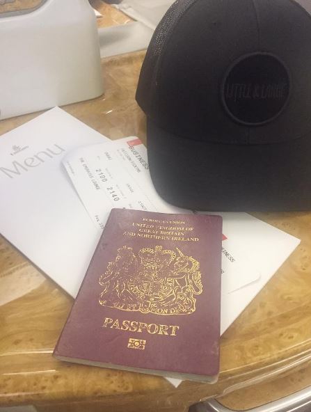 Vicky recently shared this picture online to tell fans she was jetting Down Under