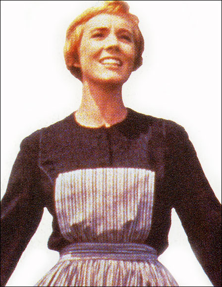  Julie Andrews in The Sound of Music, Best Movie Oscar winner in 1966