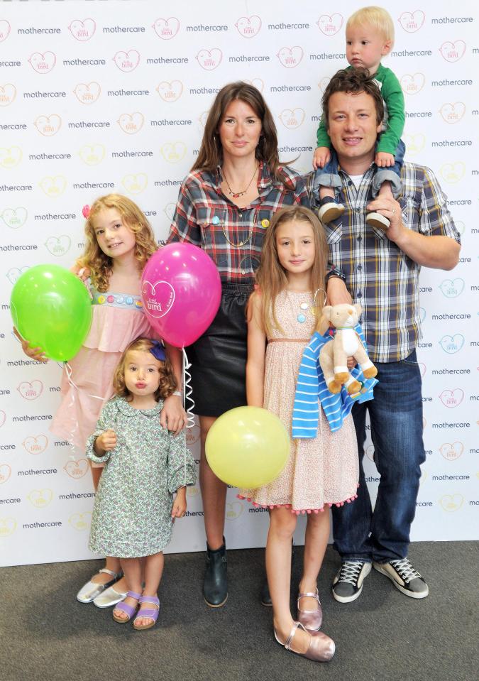 jamie oliver and jools family