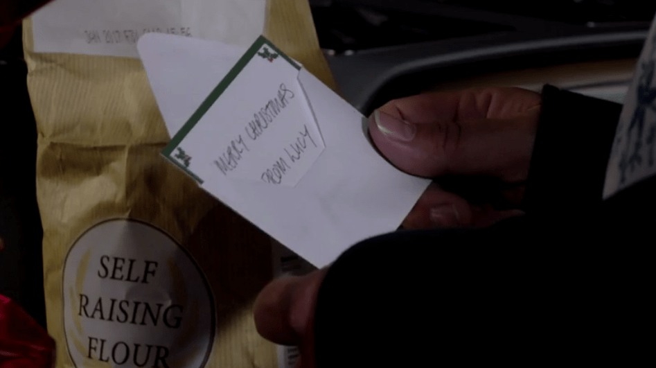  Ian Beale receives a gift from his daughter Lucy from beyond the grave