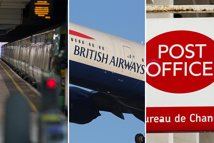  Southern Rail, British Airways and Post Offices are holding festive strikes