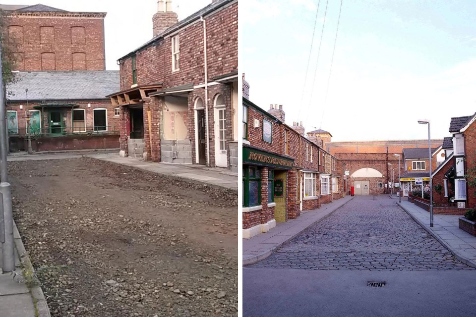  Weatherfield was torn up and looked unrecognisable