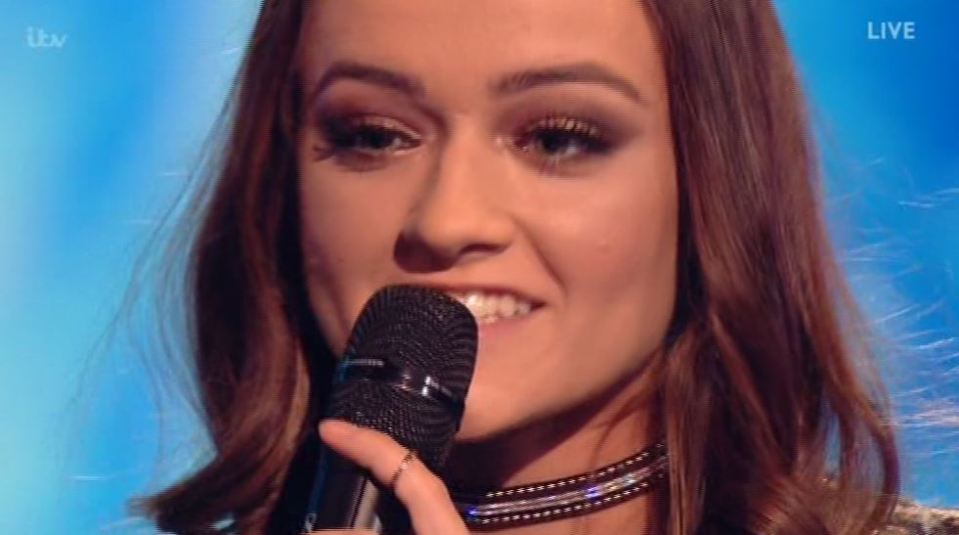 Emily Middlemas has been eliminated from the X Factor