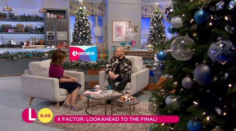  He spoke to Lorraine Kelly today about the big show