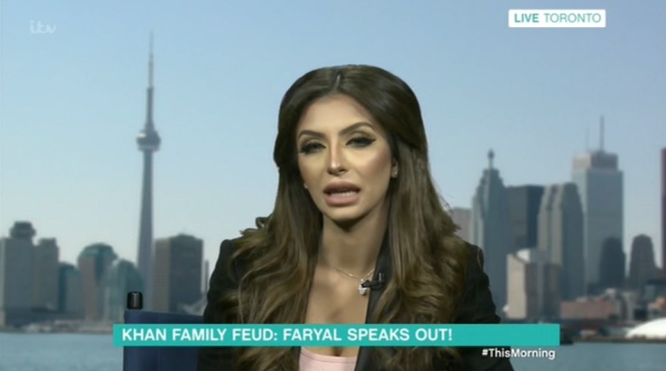 Faryal Makhdoom said she was raised in a strict household