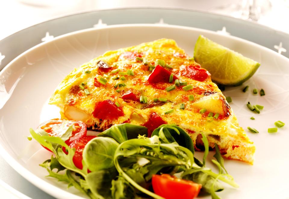  It's quick and easy to rustle up this tomato omelette