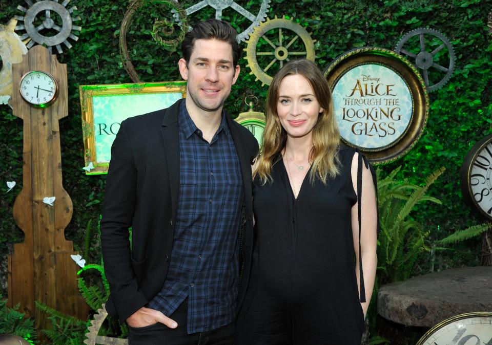 John Krasinski and Emily Blunt