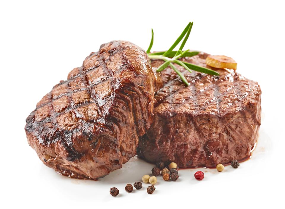  Protein-rich meals like steak will support your body's muscles in toning up