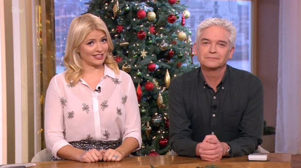  Holly Willoughby was not impressed that married people cheat at Christmas parties